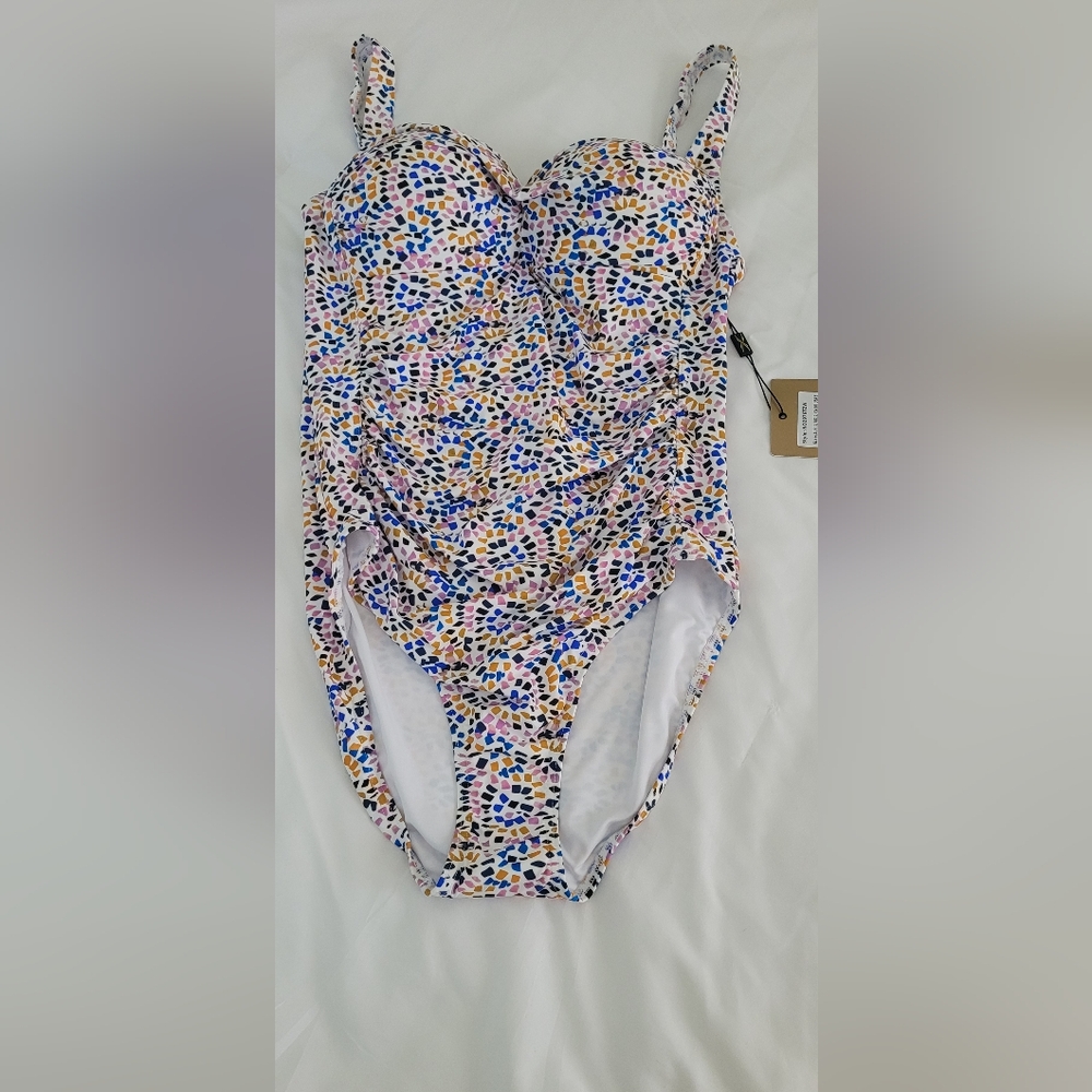 Multicolor Women's One Piece Swimsuit